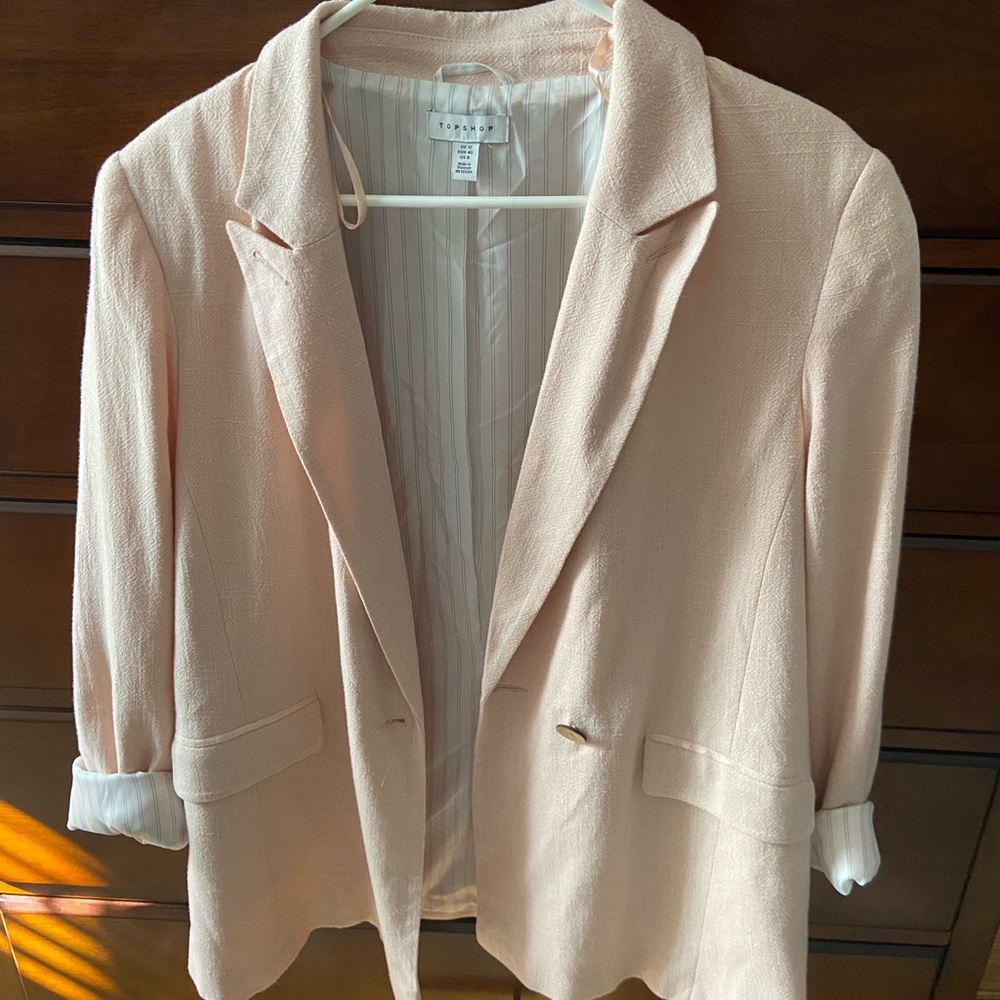 Topshop Edgy double breasted Blazer